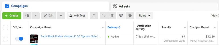 Facebook Ads Results 2