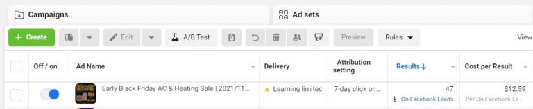 Facebook Ads Results 3